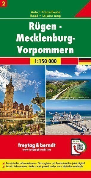 neuveden: Rujána-Meklenbursko-Přední Pomořansko 1:150 000 / automapa