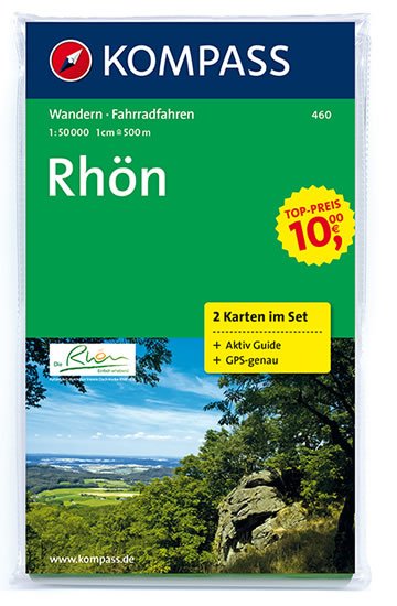 neuveden: Rhön 460 ,2 mapy / 1:50T NKOM