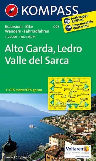 neuveden: Alto Garda,Ledro 096 / 1:25T NKOM neuveden: Alto Garda,Ledro 096 / 1:25T NKOM