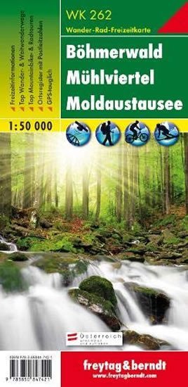 neuveden: WK 262 Český les, Mühlviertel, Moldaustausee 1:50 000 / turistická mapa