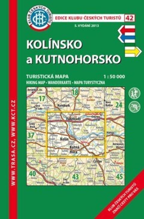neuveden: KČT 42s. Kolínsko, Kutnohorsko