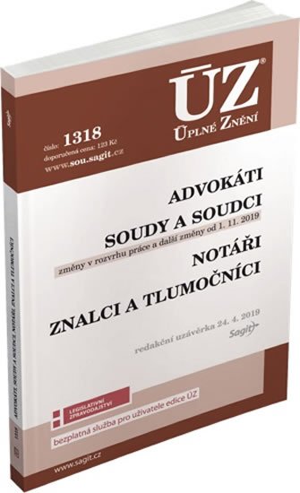 neuveden: ÚZ 1318 Soudy a soudci, Advokáti