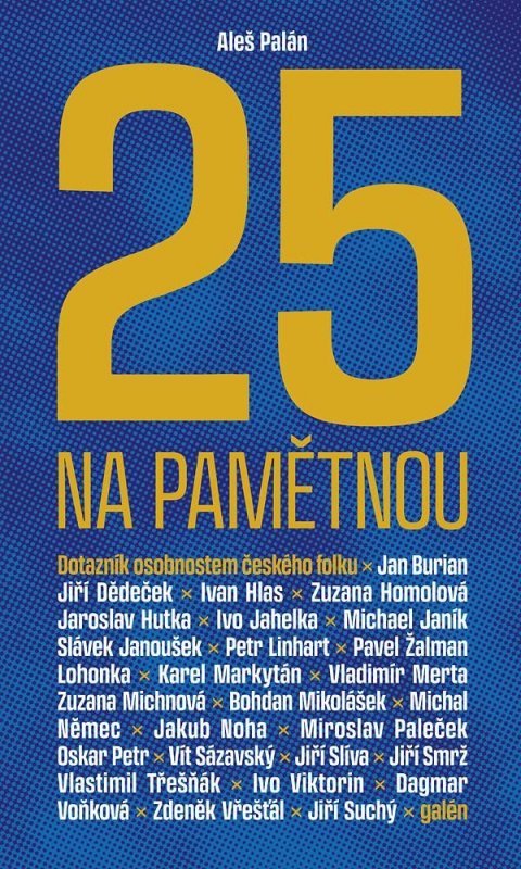 Palán Aleš: Pětadvacet na pamětnou - Dotazník osobnostem českého folku Palán Aleš: Pětadvacet na pamětnou - Dotazník osobnostem českého folku