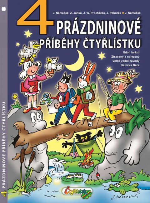 Němeček Jaroslav: 4 prázdninové příběhy Čtyřlístku