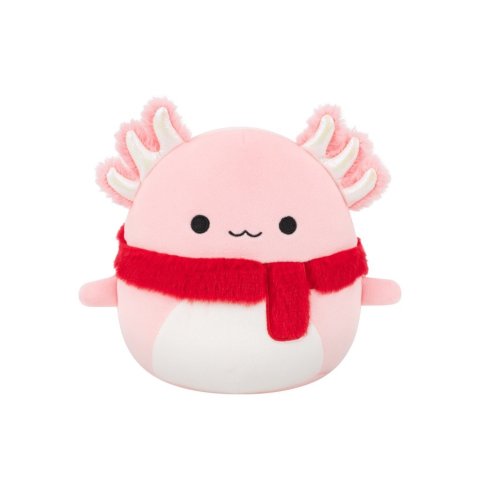 neuveden: Squishmallows Růžový axolotl s šálou - Archie 30 cm