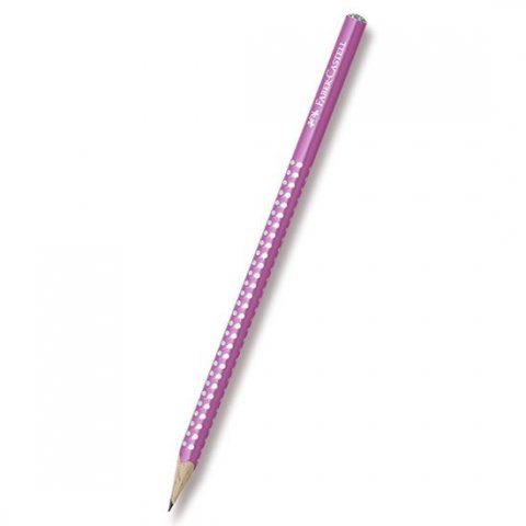 neuveden: Faber - Castell Grafitová tužka SPARKLE perleťově růžová