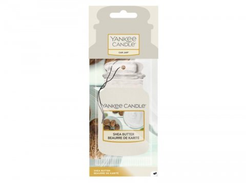 neuveden: YANKEE CANDLE Shea Butter vůně do auta visačka papírová