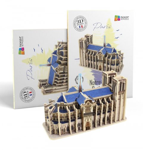 neuveden: NiXiM Dřevěné 3D puzzle - Katedrála Notre Dame neuveden: NiXiM Dřevěné 3D puzzle - Katedrála Notre Dame