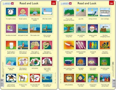 neuveden: Učební puzzle MIDI - Angličtina-delší věty RA12/20 dílků (2 druhy)