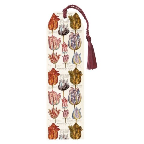 -: Knižní záložka Tulips