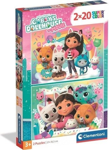 -: Puzzle Gábinin kouzelný domek 2x20 dílků