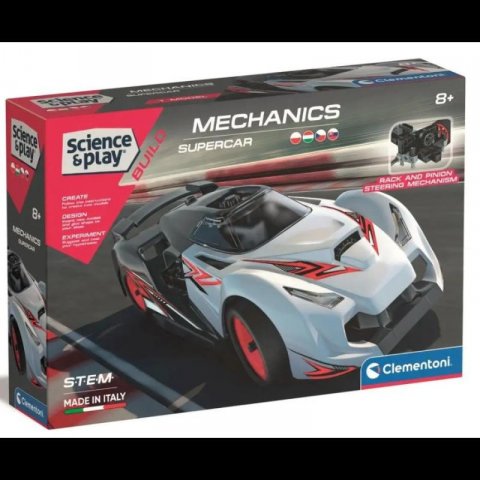 neuveden: Clementoni Mechanická laboratoř - Závodní auto