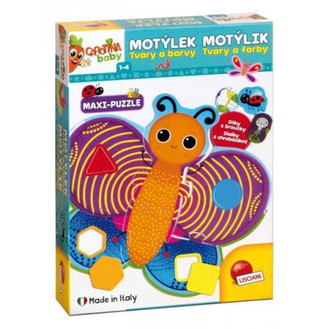 neuveden: Carotina baby: Motýlek - Tvary a barvy maxi-puzzle