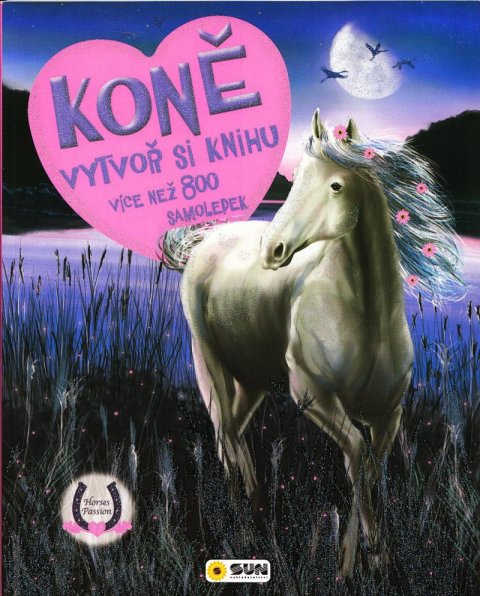 neuveden: Koně vytvoř si knihu - 800 samolep