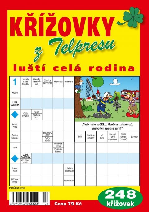 neuveden: Křížovky z Telpresu luští celá rodina - 248 křížovek 1/2023