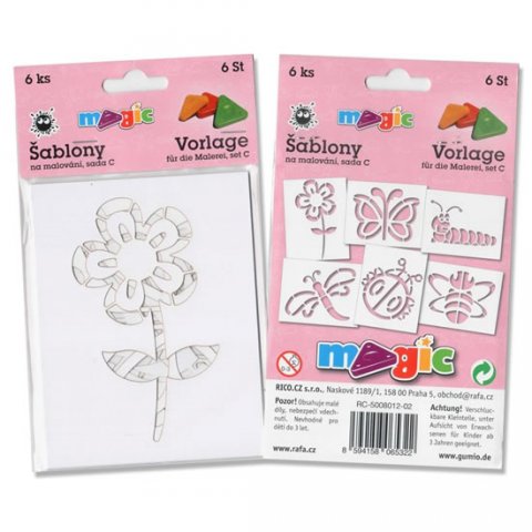 neuveden: MAGIC papírové šablony na malování LÉTO neuveden: MAGIC papírové šablony na malování LÉTO