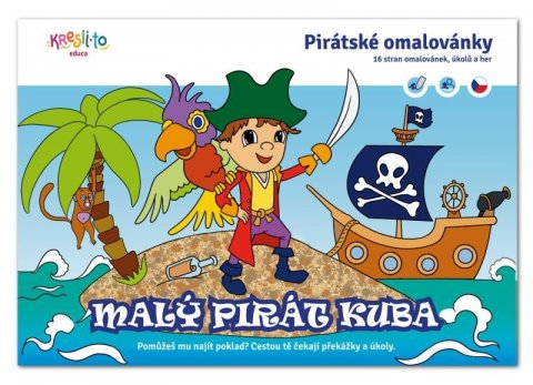 Libovická Eliška: Pirátské omalovánky / Malý pirát Kuba