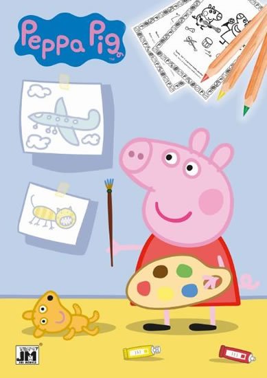 neuveden: Peppa - Omalovánky A4