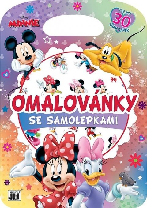 neuveden: Minnie - Omalovánky se samolepkami