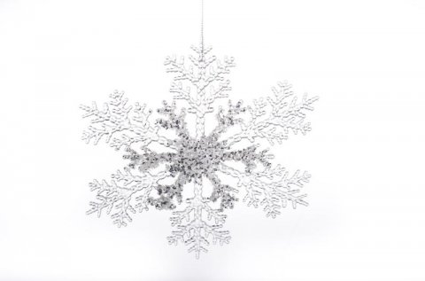 neuveden: Závěsná vločka 20 cm neuveden: Závěsná vločka 20 cm