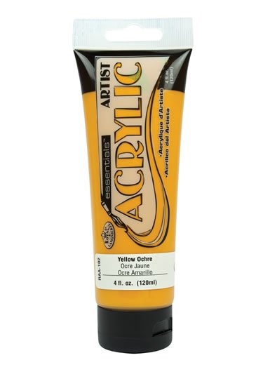 neuveden: Royal & Langnickel Akrylová barva 120ml YELLOW OCHRE neuveden: Royal & Langnickel Akrylová barva 120ml YELLOW OCHRE