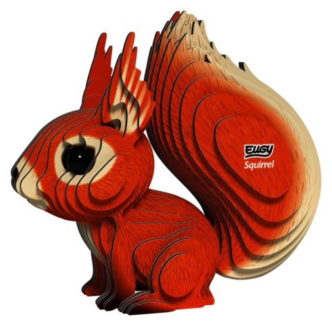: EUGY 3D kartonová skládačka - Veverka