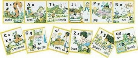 Jolly Christopher: Jolly Phonics Wall Frieze : in Precursive Letters
