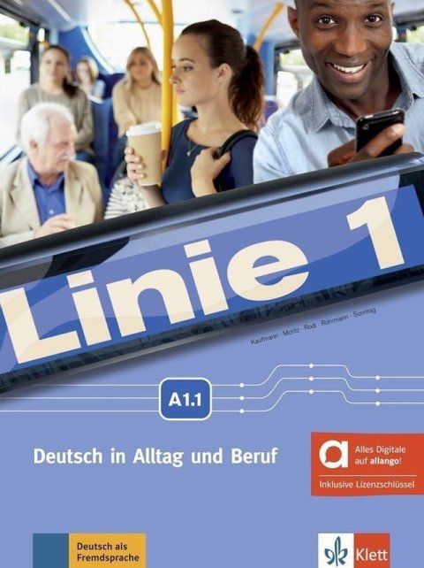 Moritz Ulrike: Linie 1 - A1.1 – Hybride Ausgabe – Kurs./Übungsbuch + MP3/Video allango.net
