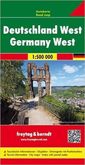 neuveden: AK 0223 Západní Německo 1:500 000 / automapa + mapa volného času
