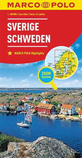 neuveden: Švédsko 1:800T//mapa(ZoomSystem)MD