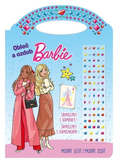 : Barbie - modrý sešit/zošit