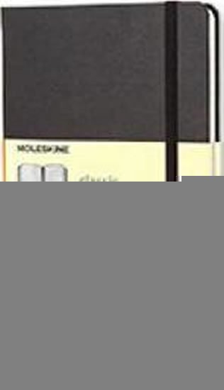 neuveden: Moleskine Zápisník černý L, linkovaný, tvrdý neuveden: Moleskine Zápisník černý L, linkovaný, tvrdý