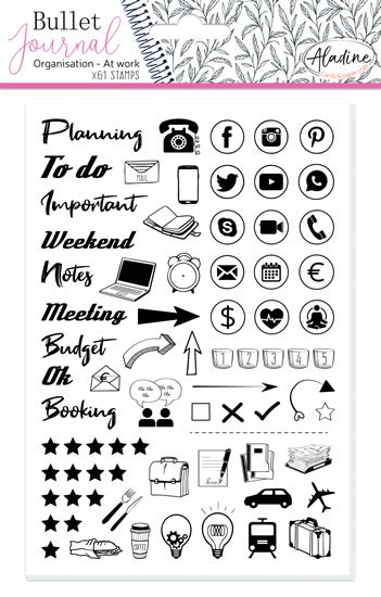 neuveden: Razítka Stampo Bullet Journal - Můj pracovní den neuveden: Razítka Stampo Bullet Journal - Můj pracovní den