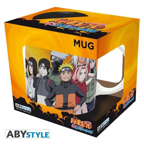 neuveden: Naruto Shippuden Hrnek keramický - Konoha Ninjas (objem 320 ml)