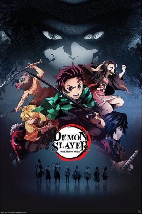 -: Demon Slayer Plakát Maxi 91,5 x 61 cm