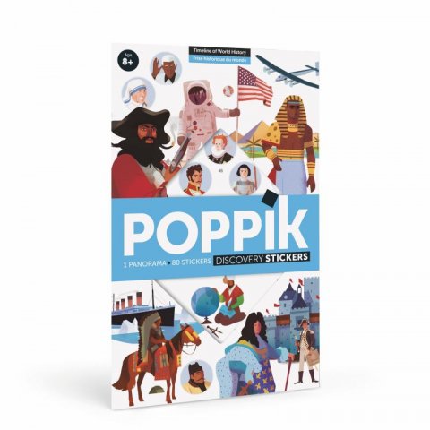 neuveden: Poppik Samolepkový plakát vzdělávací - Časová osa historie