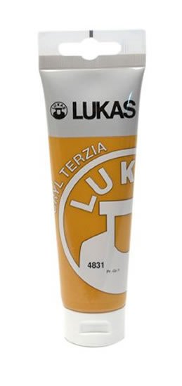 neuveden: LUKAS akrylová barva TERZIA - Yellow ochre 125 ml