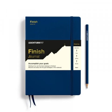 neuveden: Leuchtturm1917 Finish Journal Medium A5 Navy neuveden: Leuchtturm1917 Finish Journal Medium A5 Navy