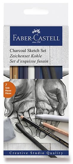 neuveden: Faber - Castell Pitt pastel Charcoal sketch 7 ks