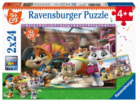 neuveden: Puzzle Kočičí kapela/2x24 dílků neuveden: Puzzle Kočičí kapela/2x24 dílků