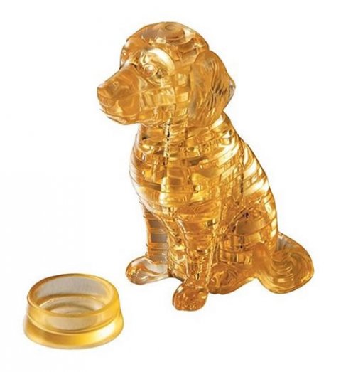 neuveden: Puzzle: Štěně zlatý retrívr / 41 dílků 3D Crystal puzzle neuveden: Puzzle: Štěně zlatý retrívr / 41 dílků 3D Crystal puzzle
