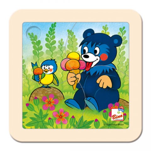 neuveden: Baribal se zmrzlinou- puzzle