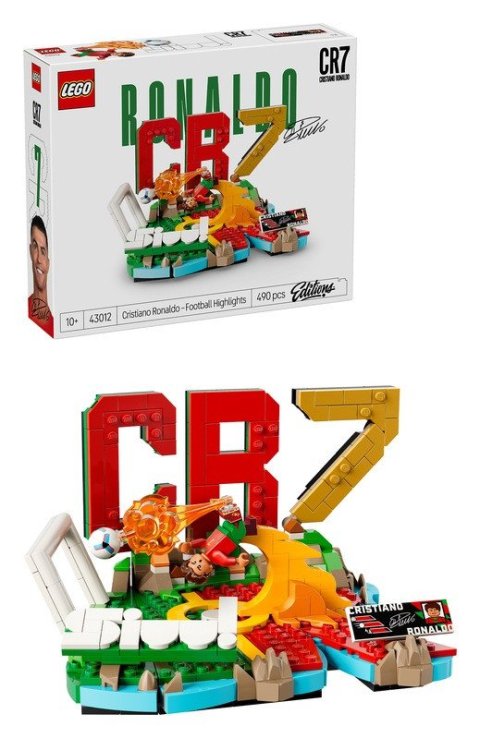 : LEGO® Editions 43012 Cristiano Ronaldo – Hvězdné momenty fotbalu