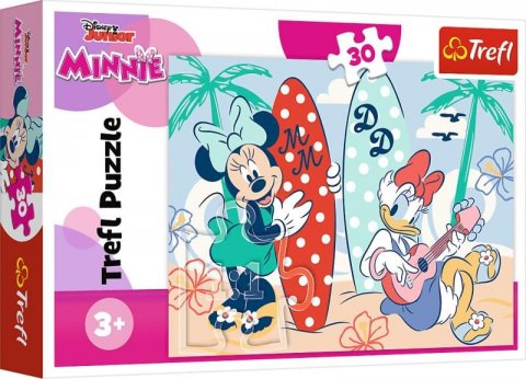 neuveden: Puzzle Barevná Minnie 30 dílků