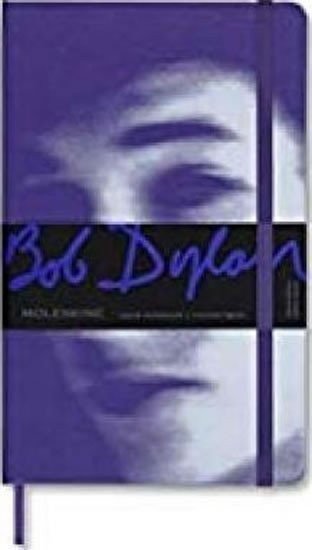 neuveden: Moleskine: Bob Dylan zápisník linkovaný L fialový