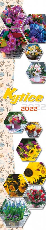 neuveden: Kalendář 2022 - Kytice, nástěnný
