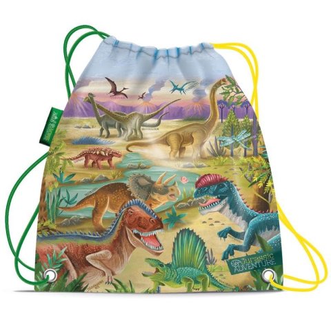 neuveden: Sáček na přezůvky/sportovní potřeby Jurassic adventure