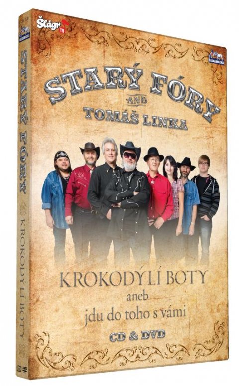 neuveden: Starý fóry & Tomáš Linka - Krokodýlí boty aneb Jdu do toho s vámi - CD + DV