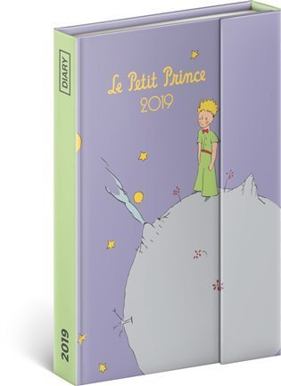 neuveden: Diář 2019 - Malý Princ - Planet - týdenní magnetický, 10,5 x 15,8 cm