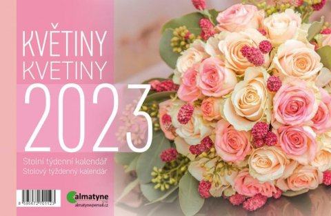 neuveden: Kalendář 2023 Květiny, stolní, týdenní, 214 x 140 mm neuveden: Kalendář 2023 Květiny, stolní, týdenní, 214 x 140 mm